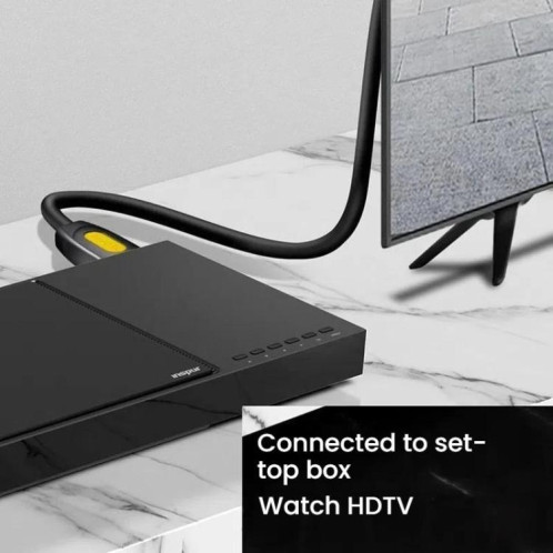 Câble HDMI 2.0 HD VegGieg HHI 4K 60 Hz pour télévision, moniteur, projecteur, câble de connexion vidéo, longueur : 12 m SV36081640-013